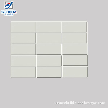 most popular ivory color 75x150mm glazed ceramic wall subway tiles verified on Alibaba